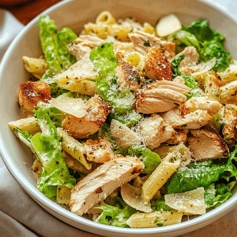 Chicken Caesar Pasta Salad