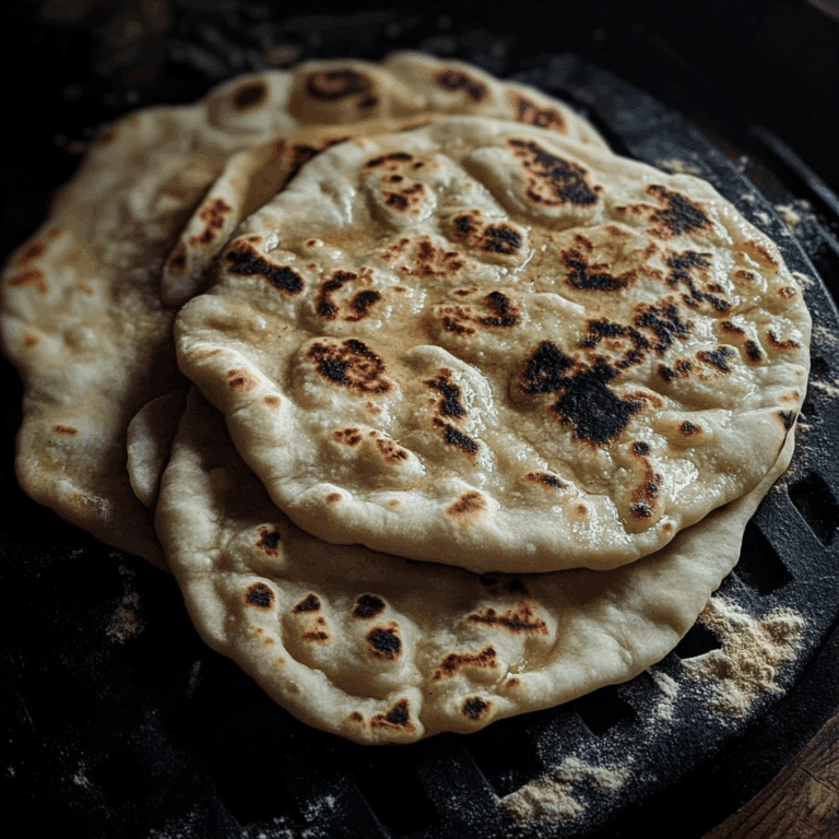 Sourdough Naan Flatbread