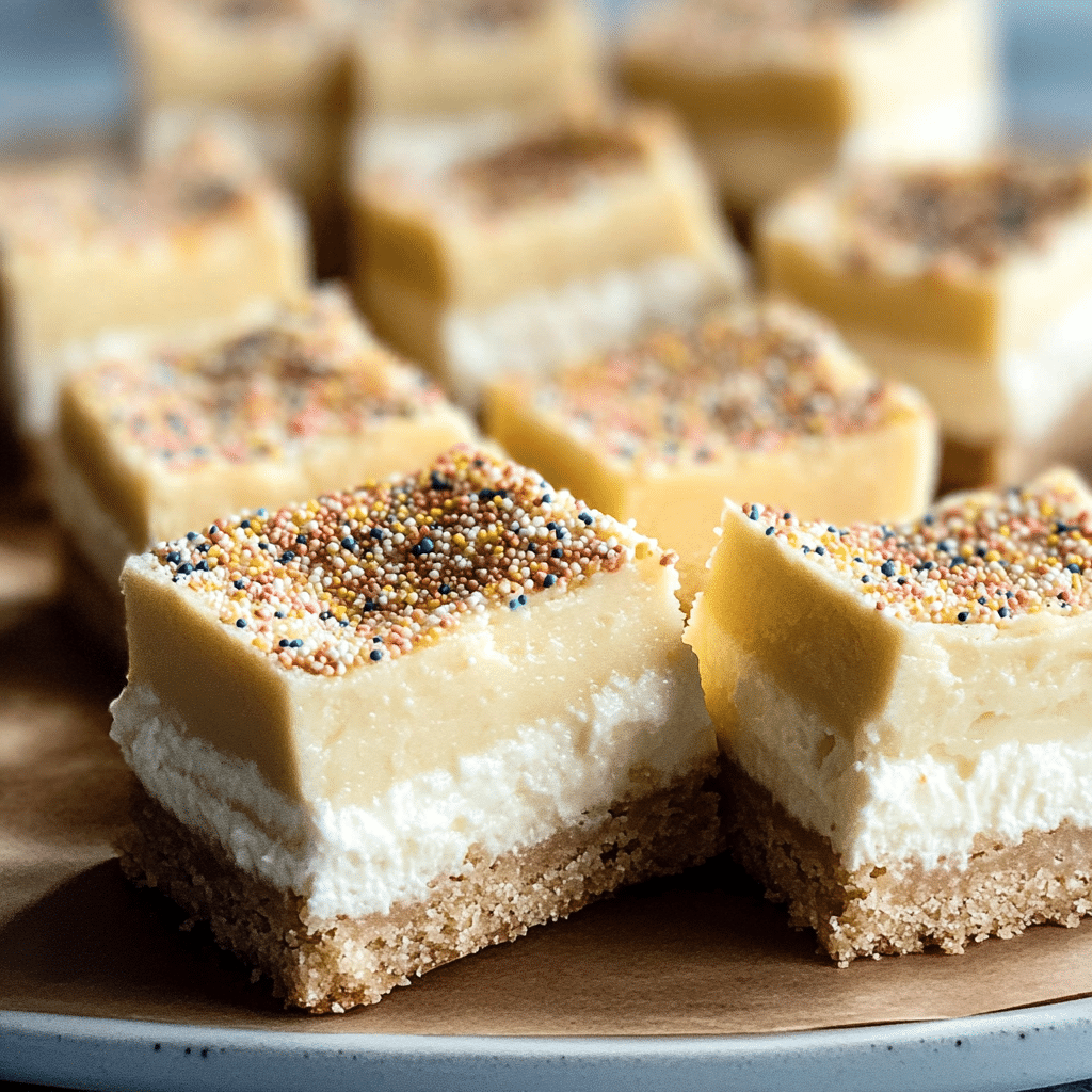 Sugar Cookie Cream Cheese Bars