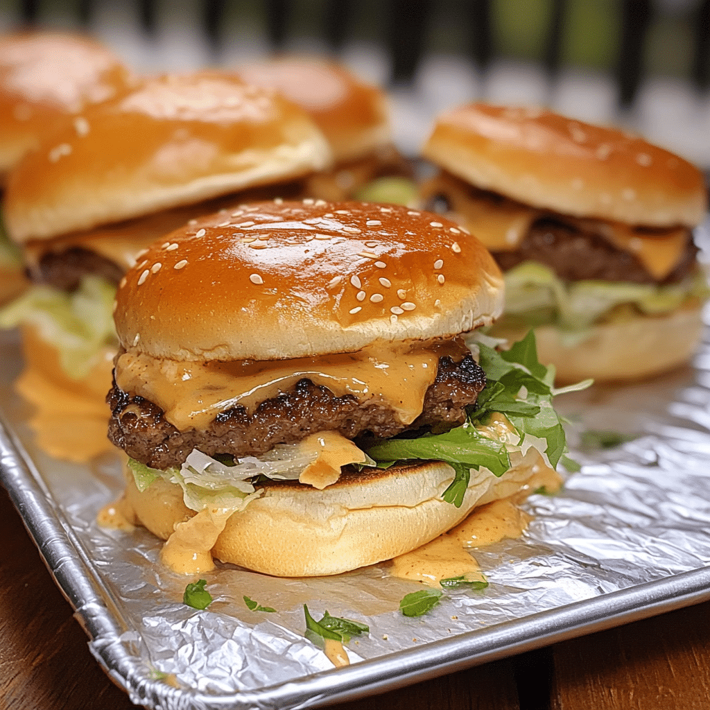 Ultimate Homemade Big Mac Sliders