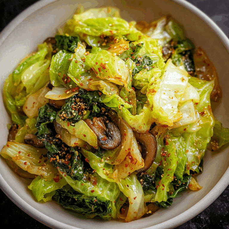 Asian Cabbage Stir Fry