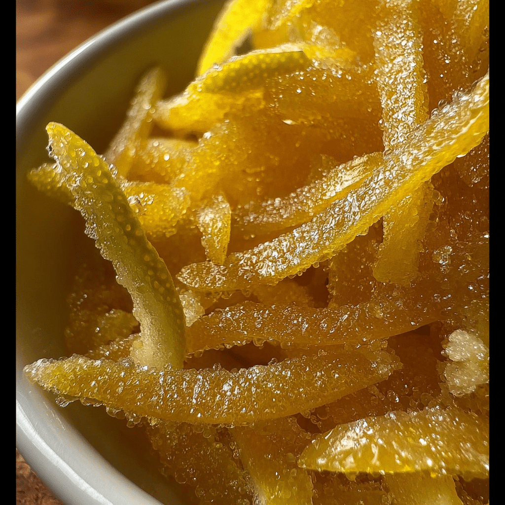 Candied Lemon Peel