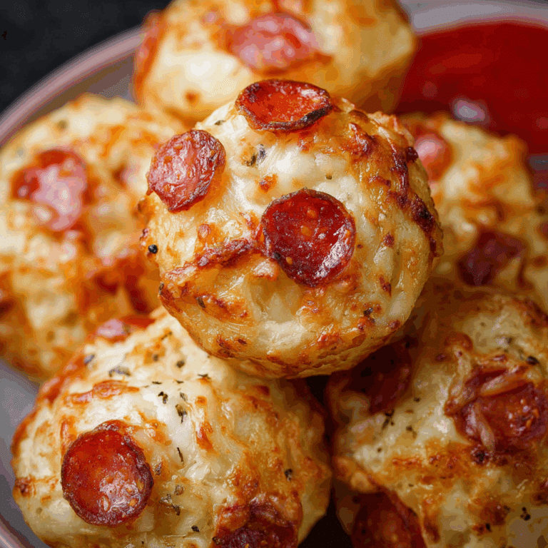 Cheesy Pepperoni Bites