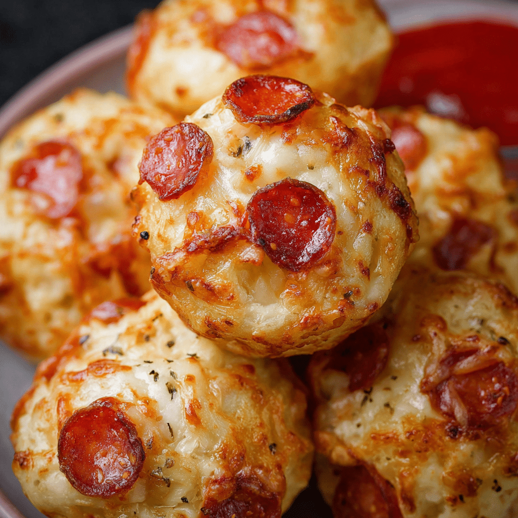 Cheesy Pepperoni Bites