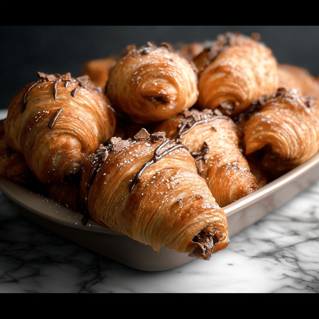 Chocolate Croissant French Toast