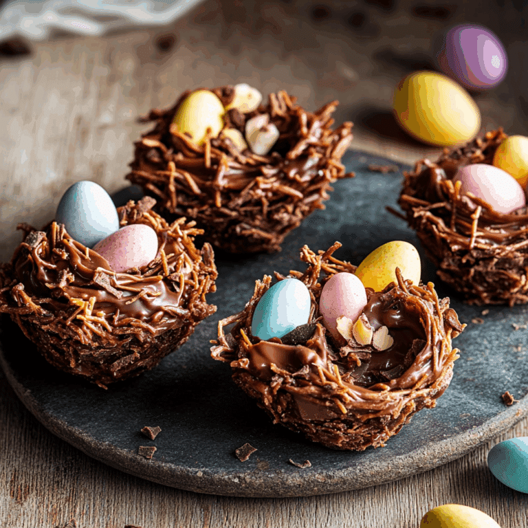 Chocolate Easter Nests