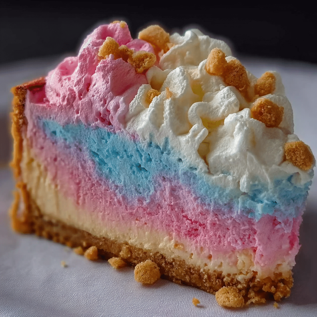 Cotton Candy Cheesecake