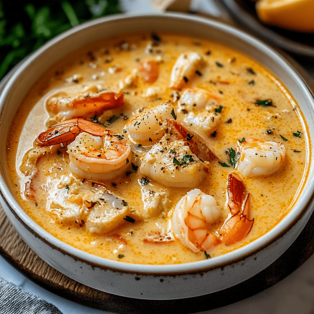 Crab and Shrimp Seafood Bisque