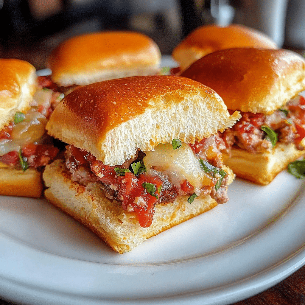 Crazy Good Chopped Italian Sliders