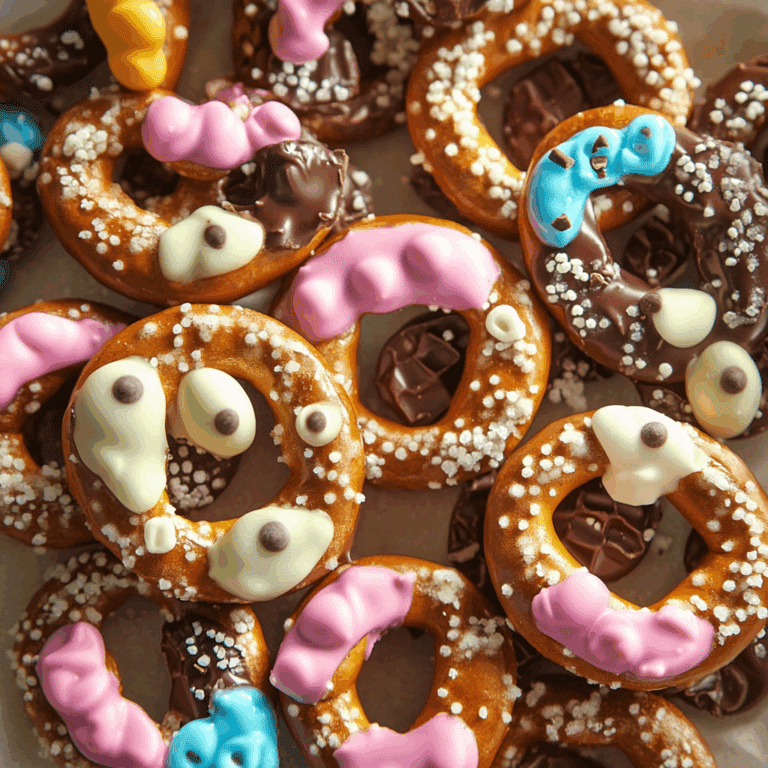 Easter Chocolate Pretzels