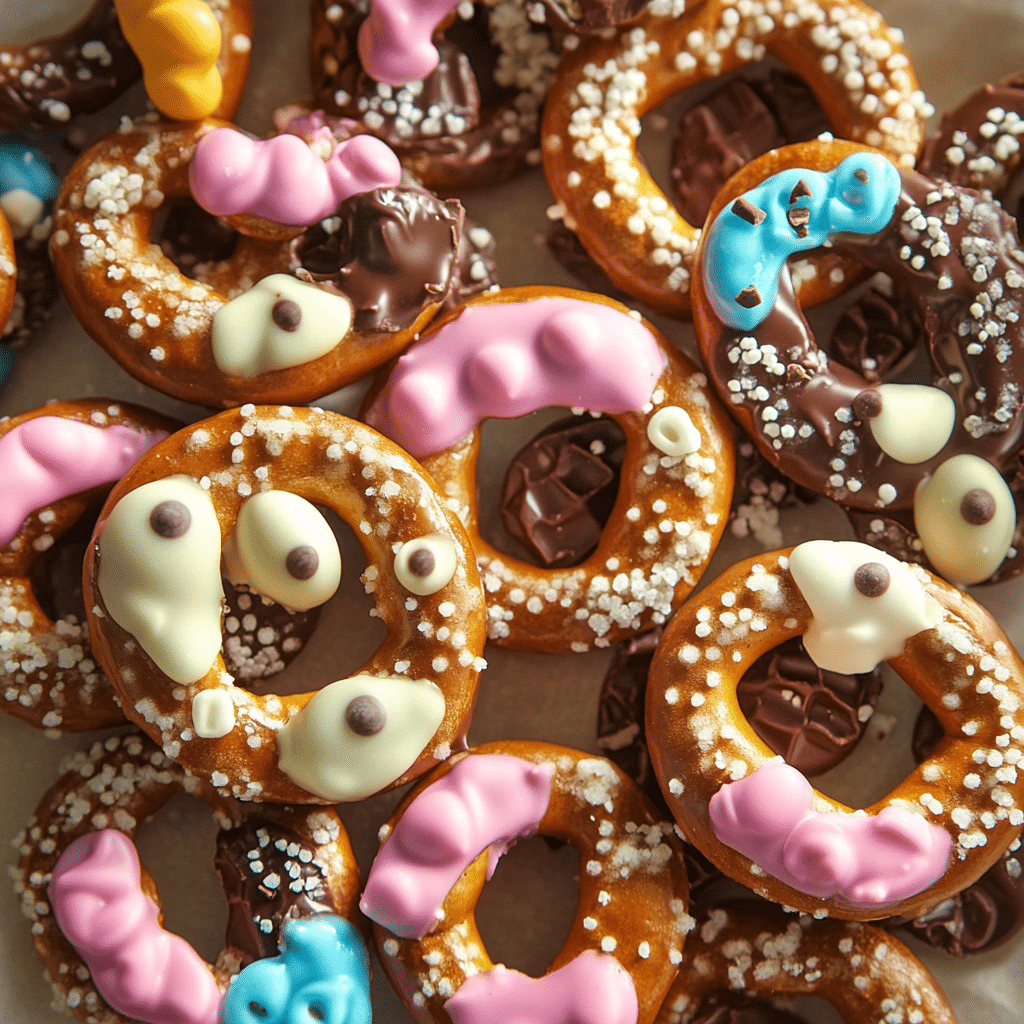 Easter Chocolate Pretzels