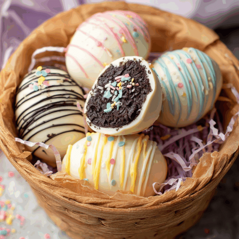 Easter Oreo Egg Truffles