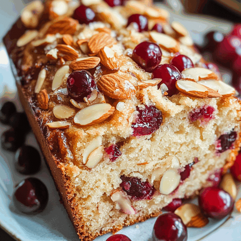 Easy Almond Cherry Bread Recipe