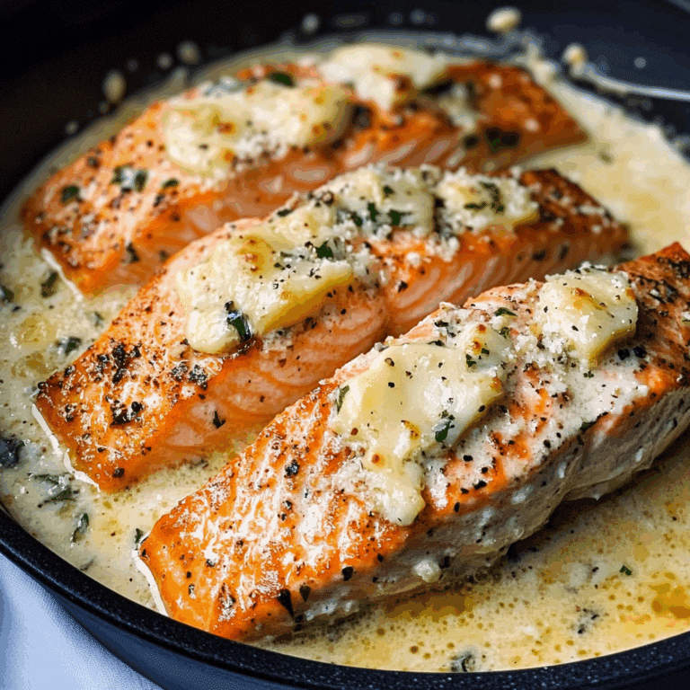 Garlic Butter Parmesan Salmon