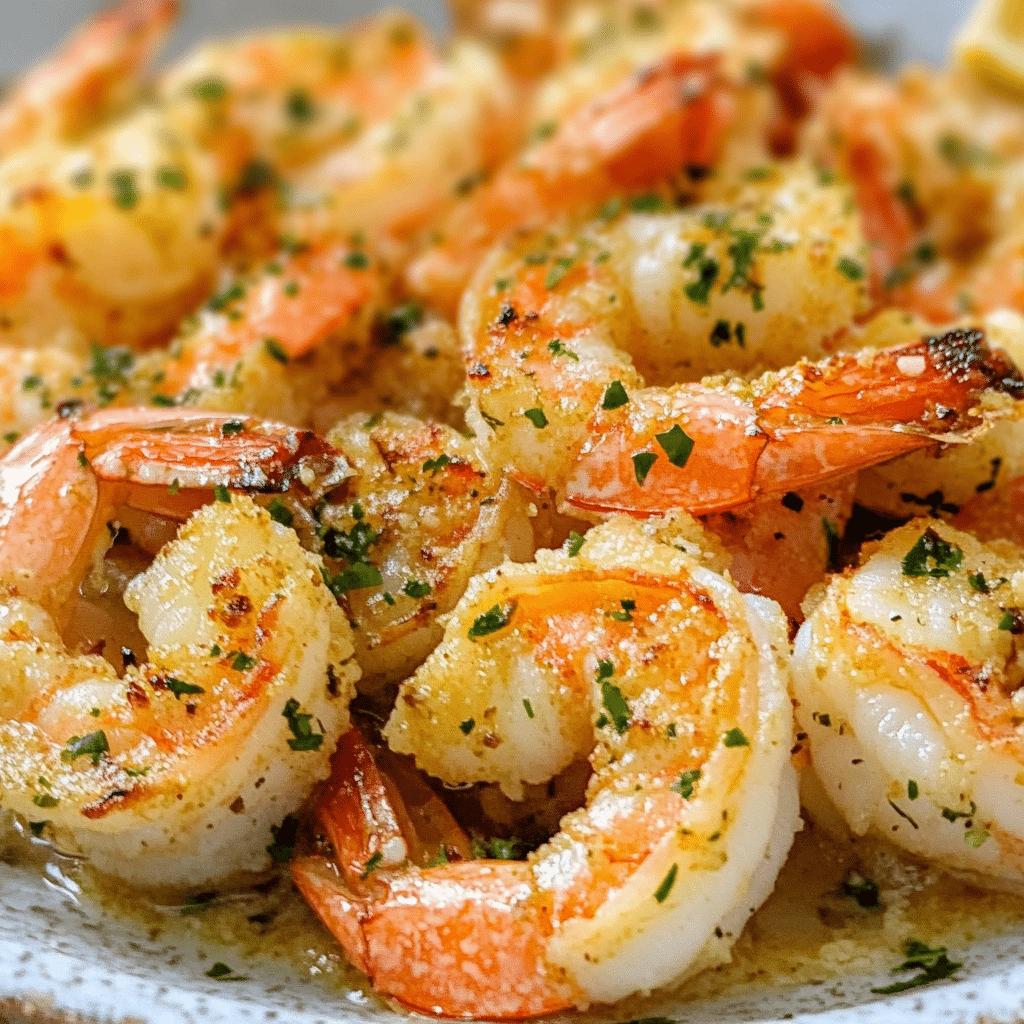 Garlic Parmesan Roasted Shrimp