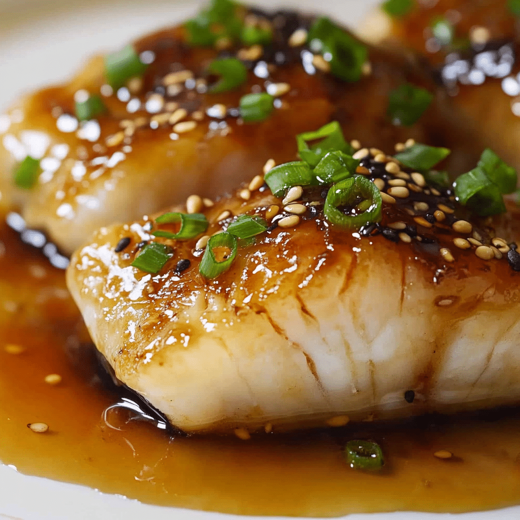 Ginger Soy Glazed Cod