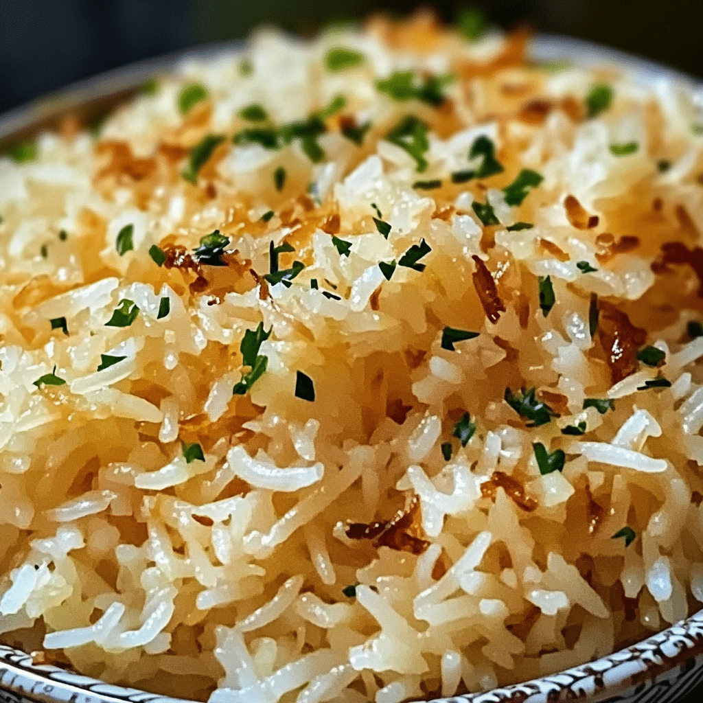 Golden Onion Butter Jasmine Rice