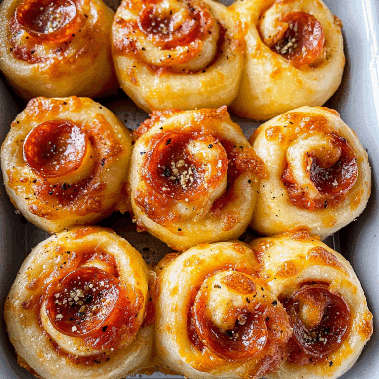 Homemade Pepperoni Pizza Rolls
