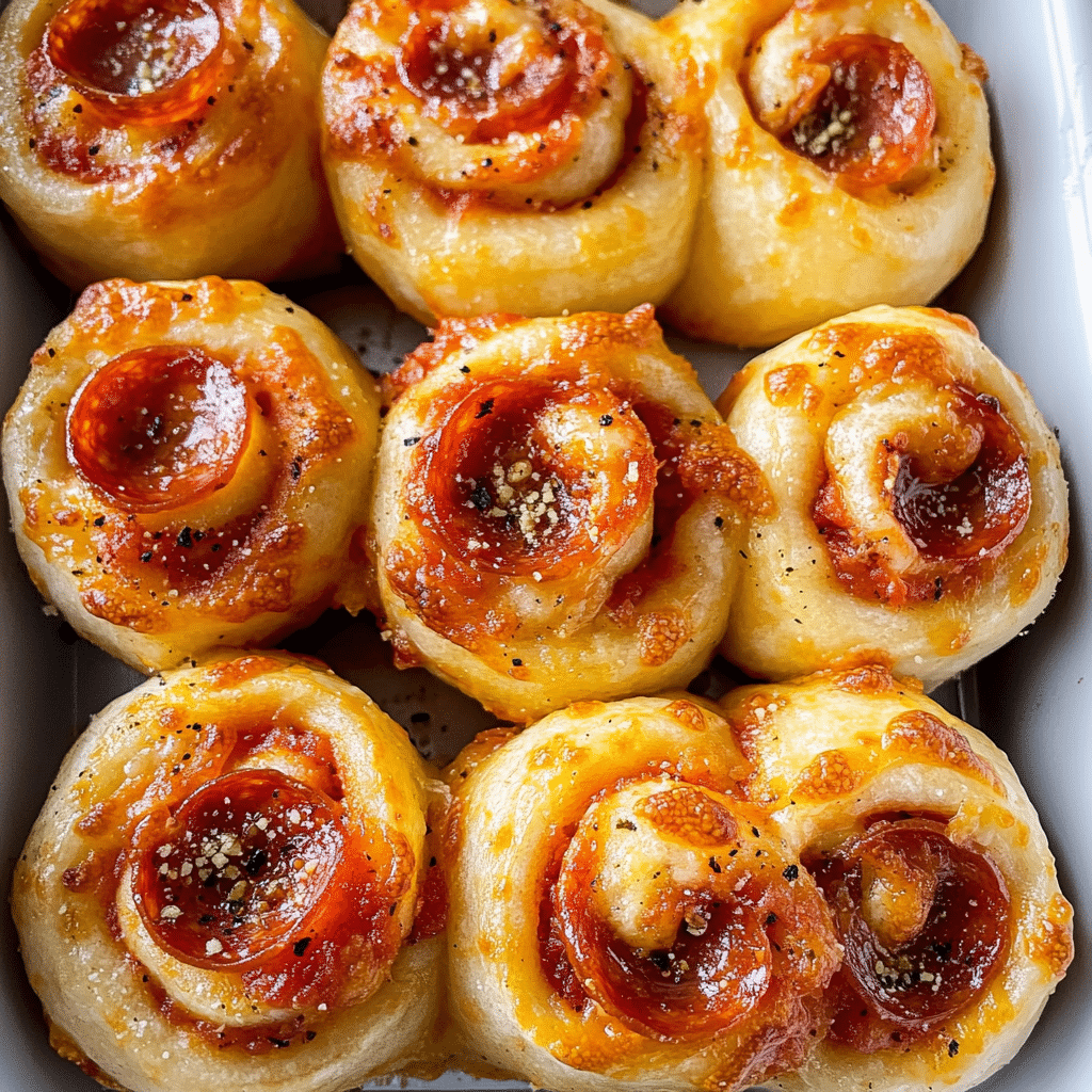 Homemade Pepperoni Pizza Rolls