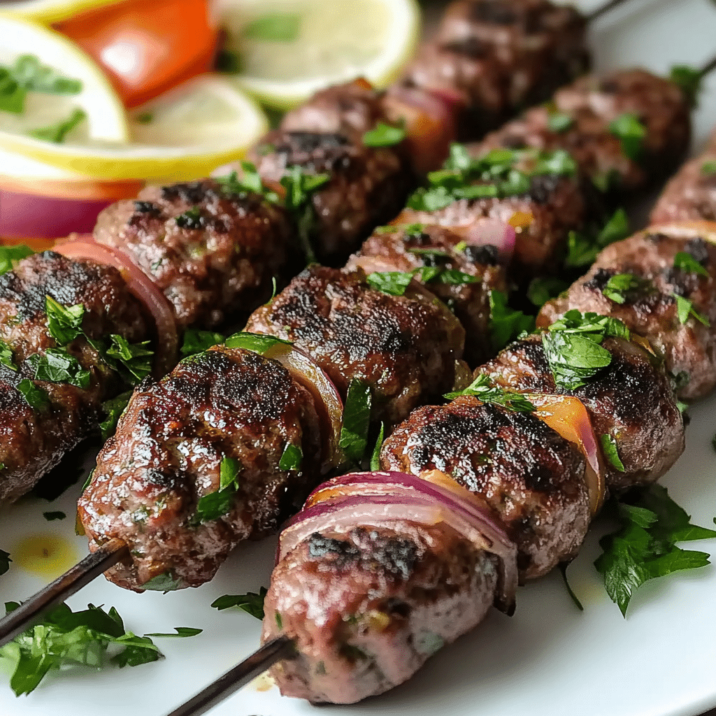 Lebanese Kafta Kebabs