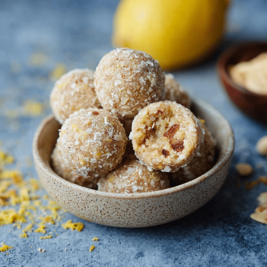 Lemon and Cashew Bliss Balls
