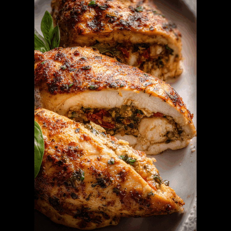 Mediterranean Stuffed Chicken