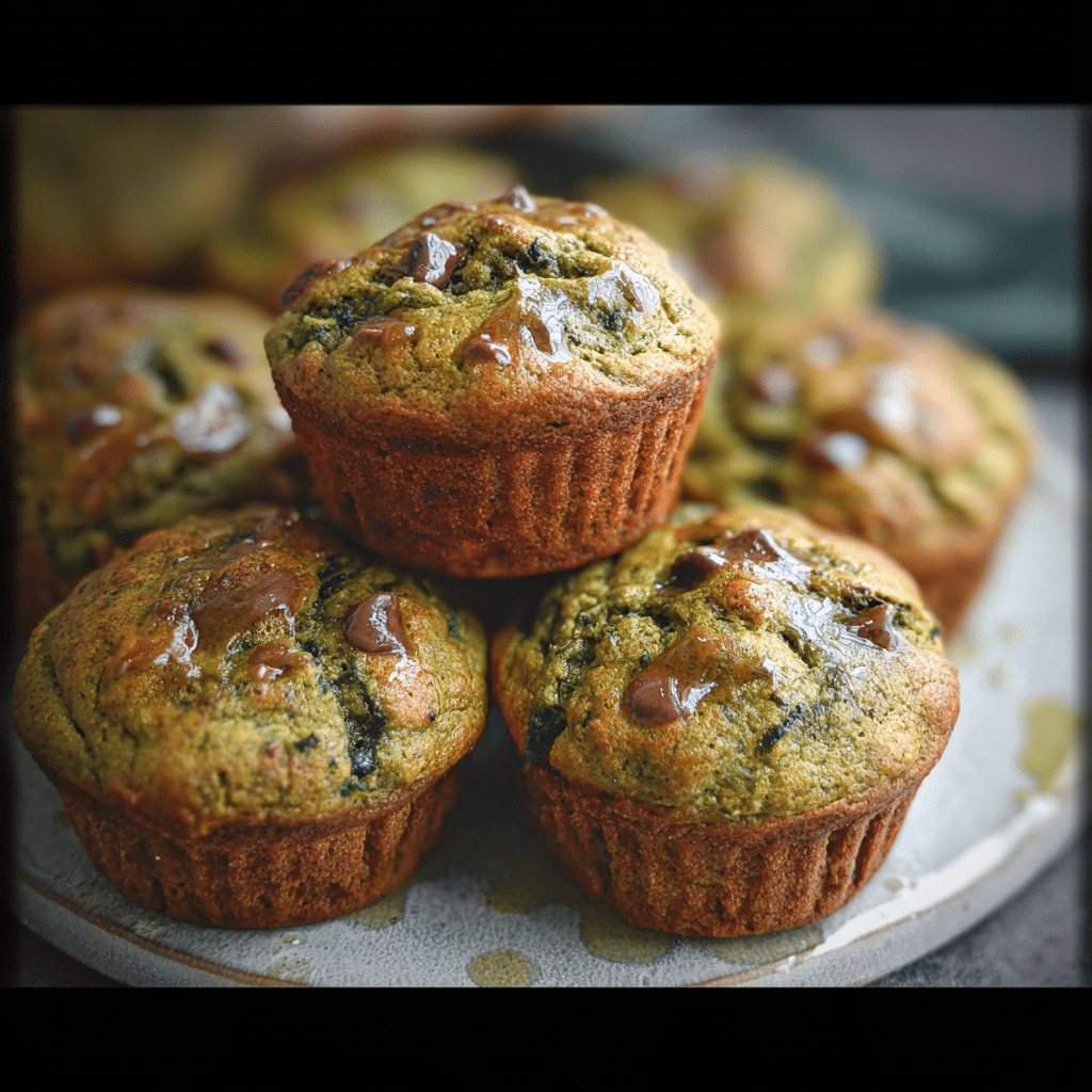 Moist Spinach Muffins