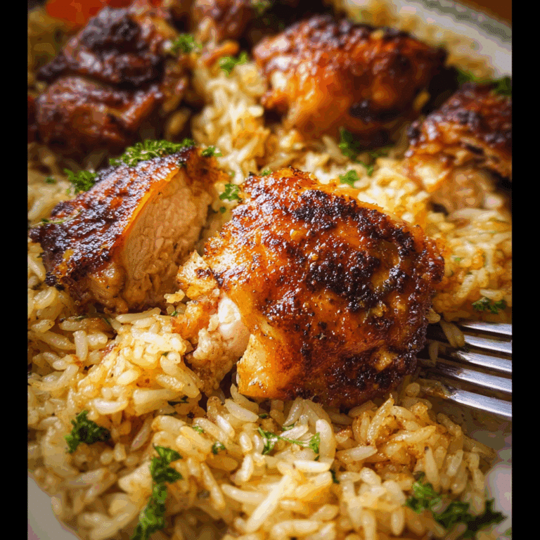 Oven Baked Chicken Rice