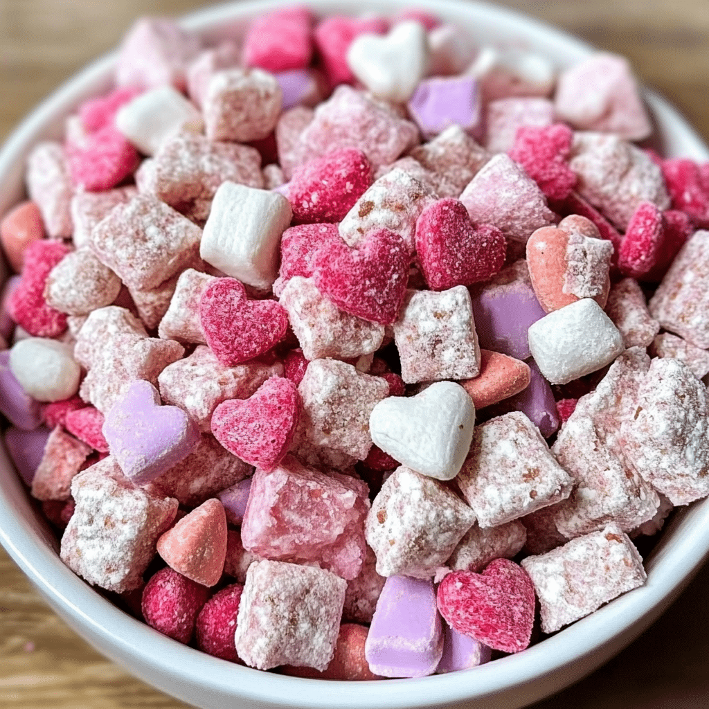 Pink Valentine's Puppy Chow Mix