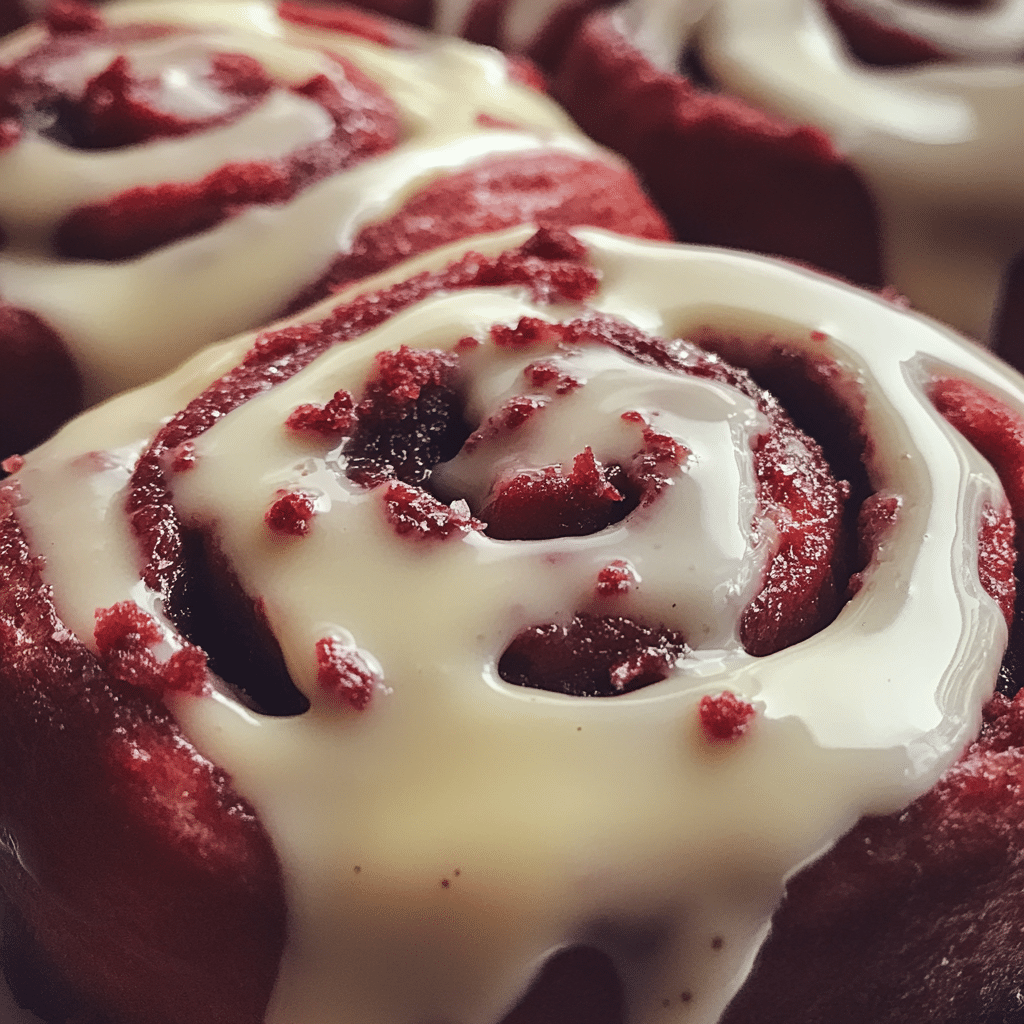 Red Velvet Cinnamon Rolls
