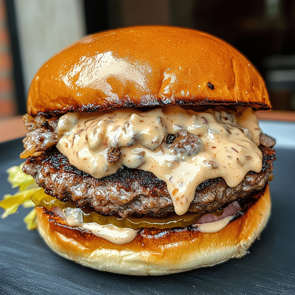 Smash Burgers with Baconnaise Sauce