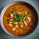 Vegan White Bean Soup Serbian Style