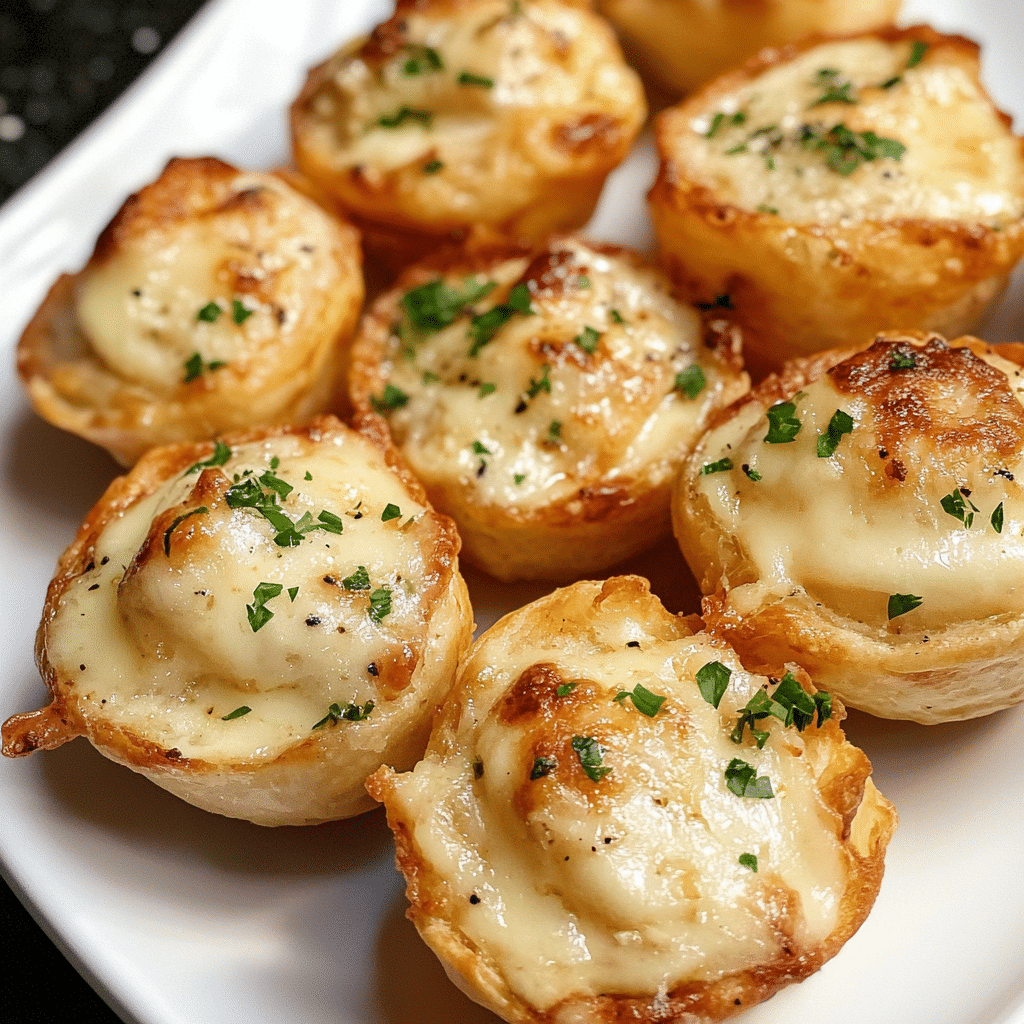 Chicken Alfredo Crazy Puffs