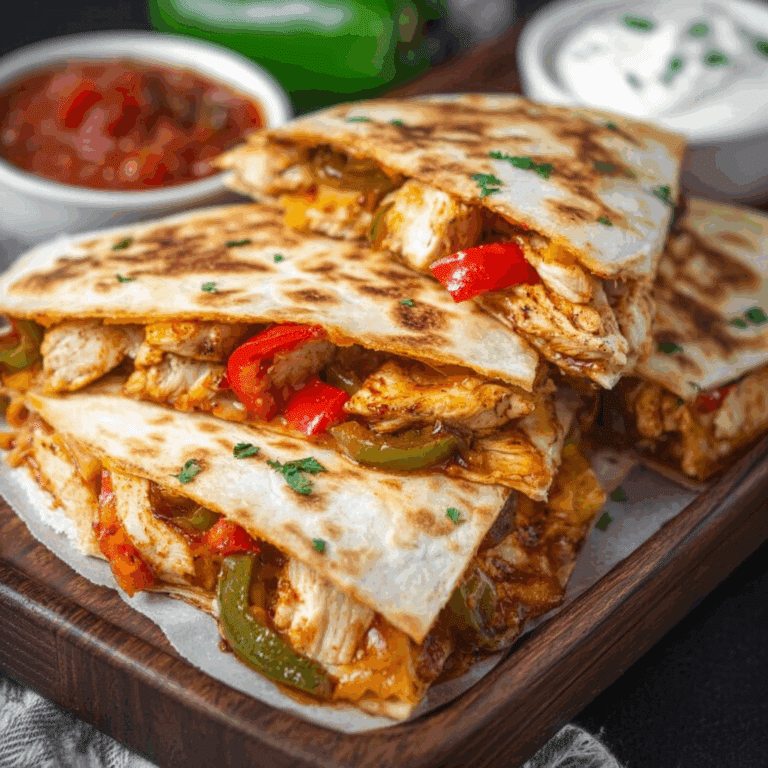 Chicken Fajita Quesadillas