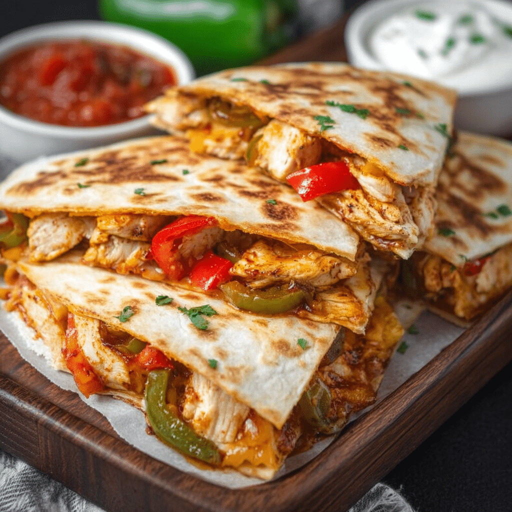 Chicken Fajita Quesadillas