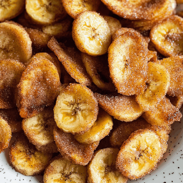 Cinnamon-Sugar Air Fryer Banana Chips