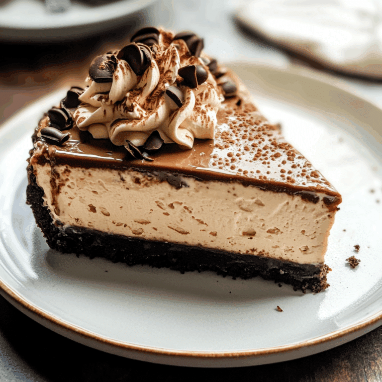Creamy Coffee Cheesecake