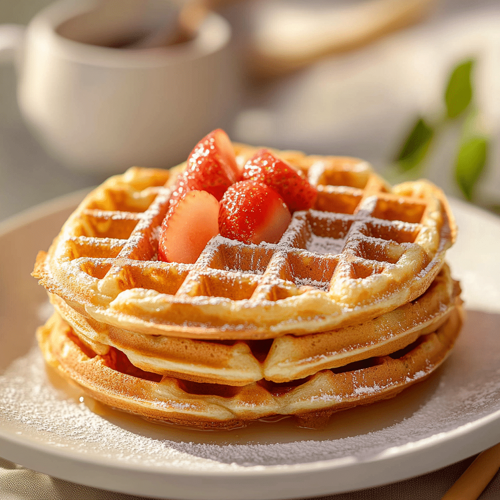 Crispy High Protein Waffles