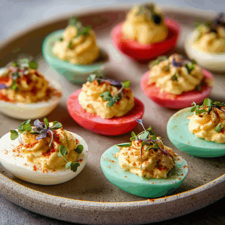 Easter Deviled Eggs