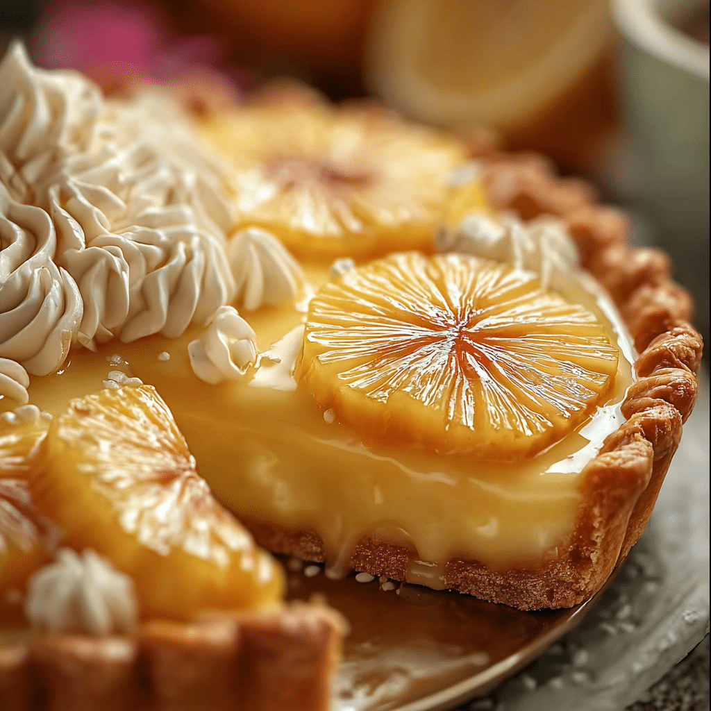 Fluffy Easter Pineapple Pie