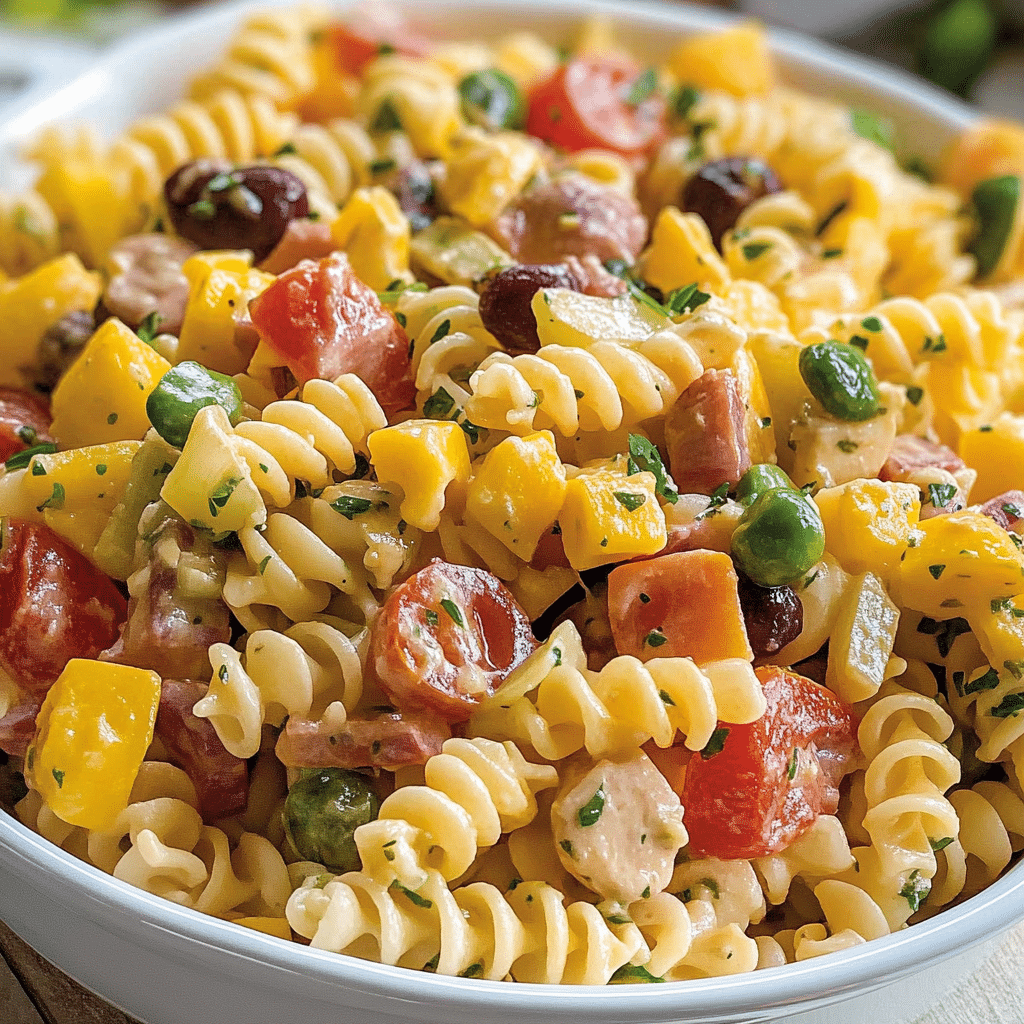 Mardi Gras Pasta Salad