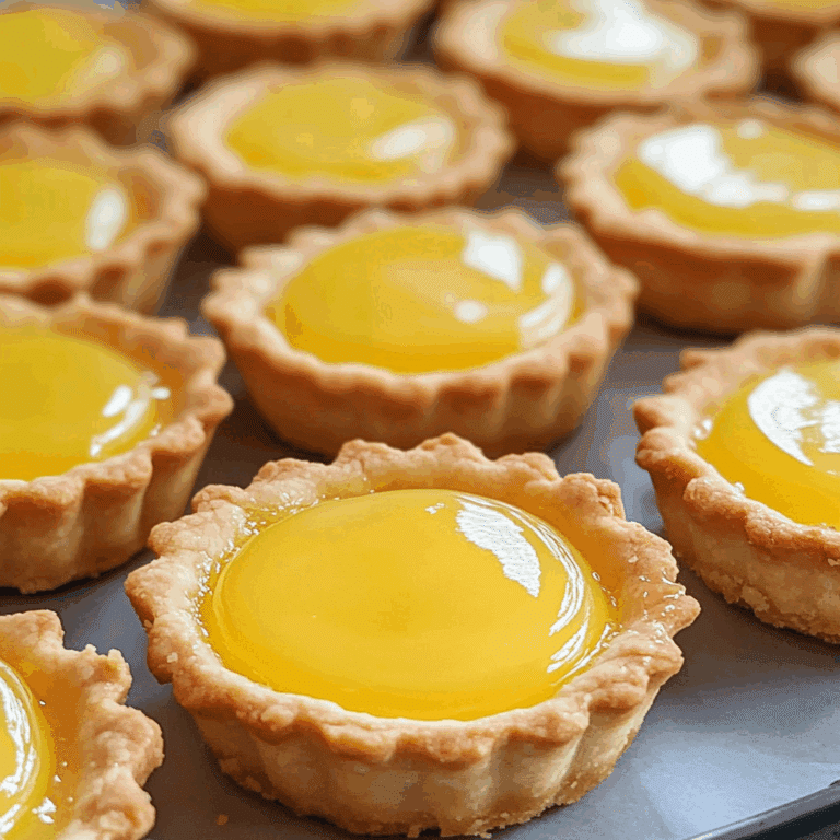 Mini Tarts with Lemon Curd