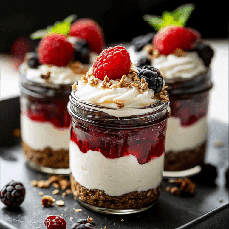 No-Bake Cheesecake Jars