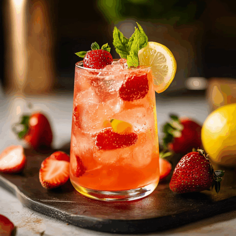 Strawberry Lemonade Cocktail