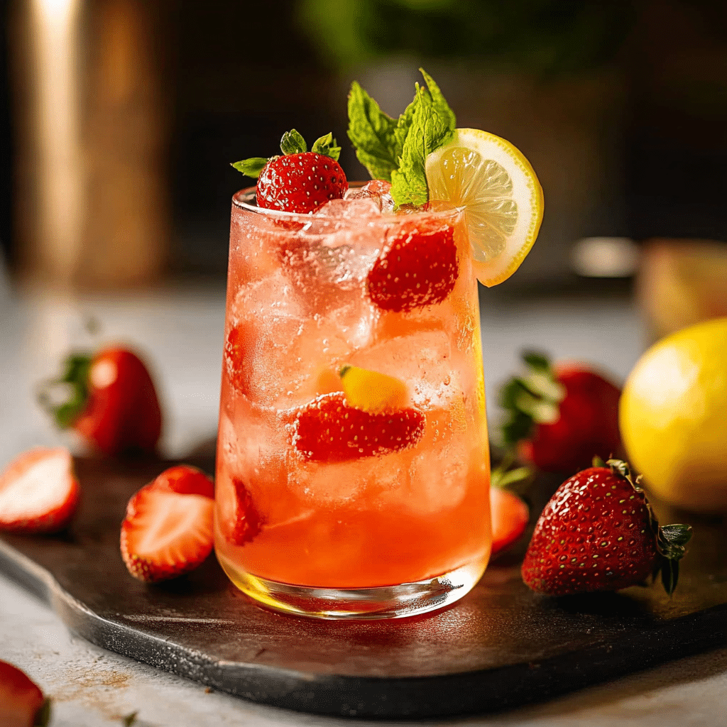 Strawberry Lemonade Cocktail