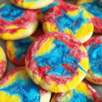 Tie Dye Sugar Cookies