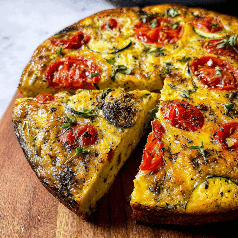 Zucchini and Tomato Frittata