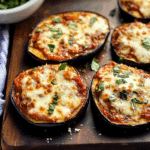 Air Fryer Eggplant Pizza