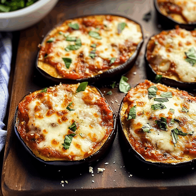 Air Fryer Eggplant Pizza