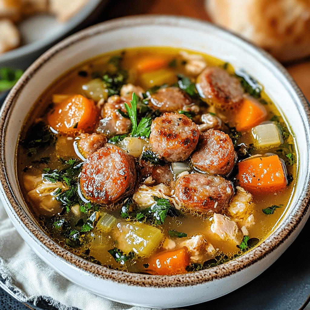 Chicken Sausage Soup